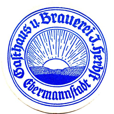 ebermannstadt fo-by sonne rund 1a (215-brauerei herbst-blau)
